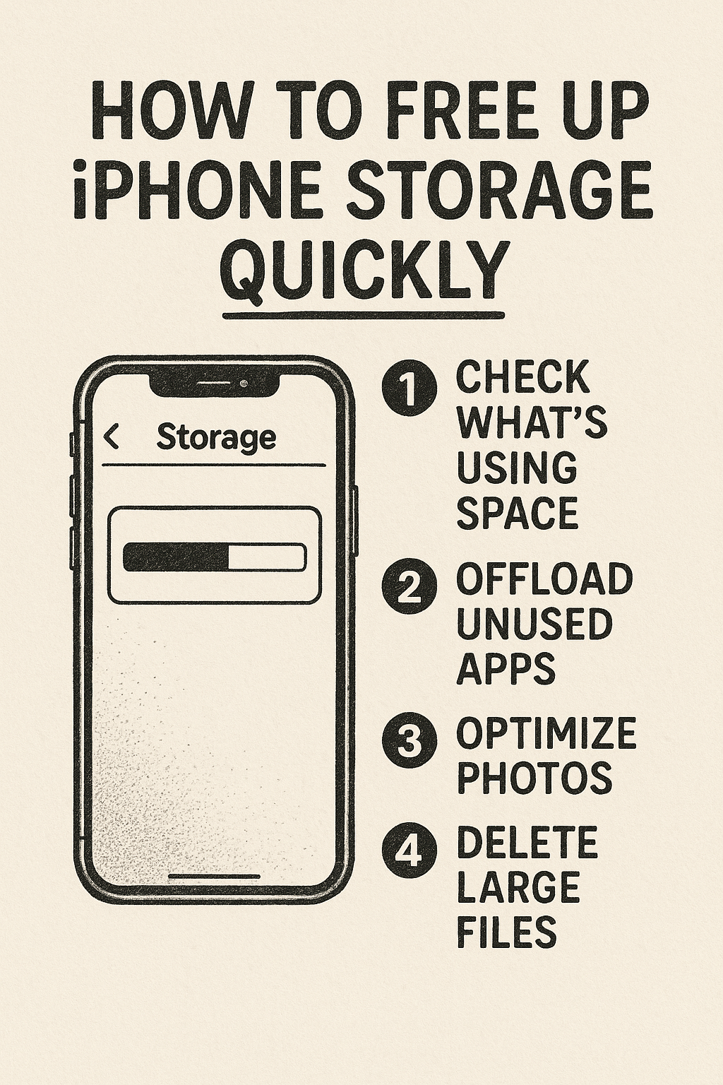 Optimize iPhone Storage setting in Photos